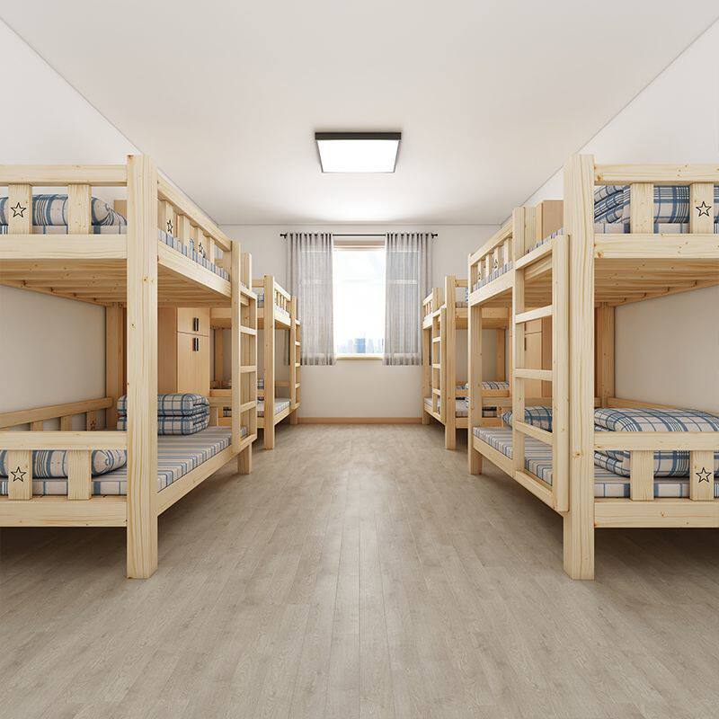 实木幼儿园高低双层床儿童托管班午睡床儿童上下床铺小学生午托床