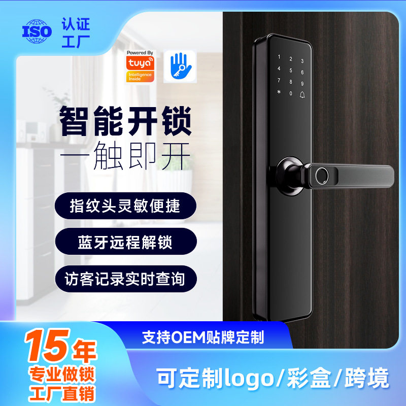 通通/涂鸦密码指纹智能门锁
