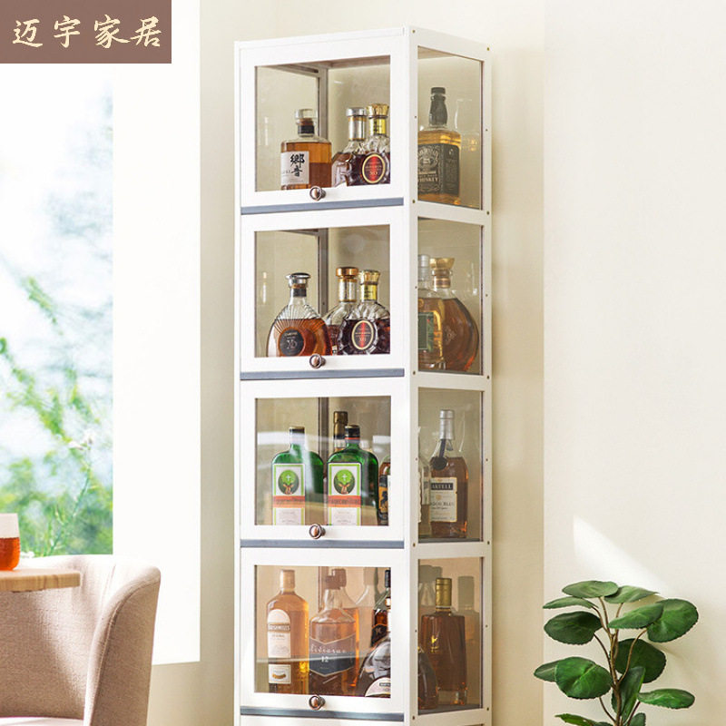 实木酒柜餐边柜现代简约靠墙