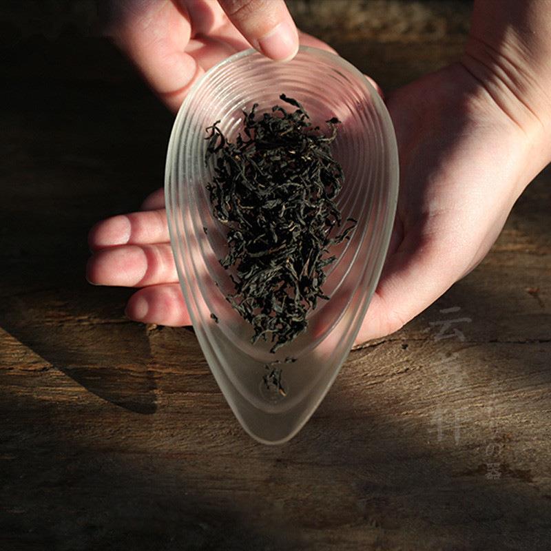 日式手工玻璃茶具古法琉璃工艺品摆件茶道配件茶勺茶则茶壶茶荷