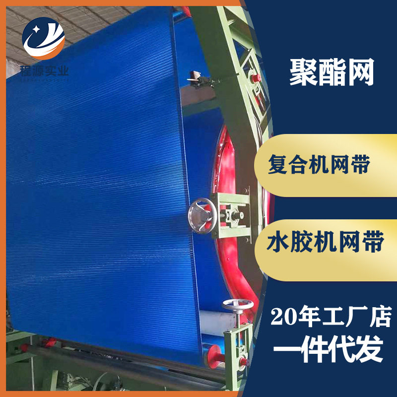 聚酯双层热压胶传送带耐高温复合机机过滤布螺旋压滤机滤布厂家