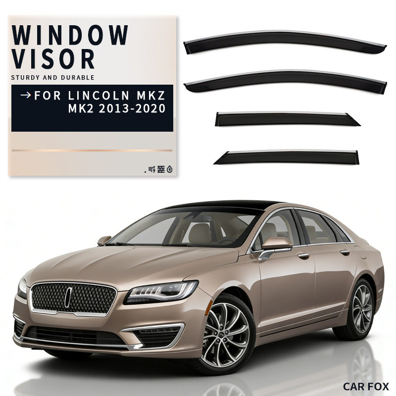 适用林肯MKZ晴雨挡雨板车窗雨眉LINCOLN MKZ Window visor