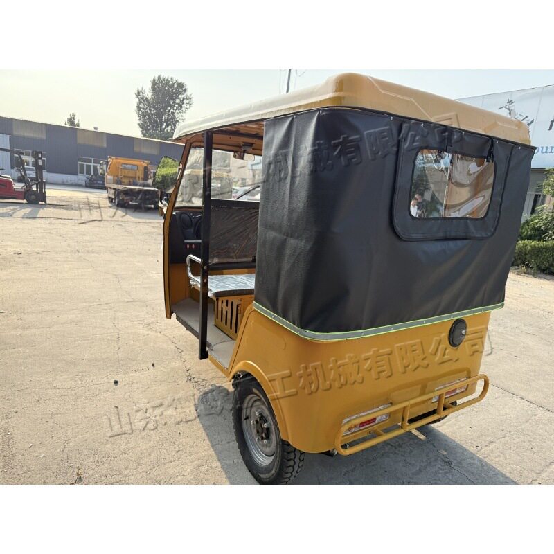 外贸出口款型 载货载客嘟嘟车 三排座两排座tuktuk拉客车 防雨帘
