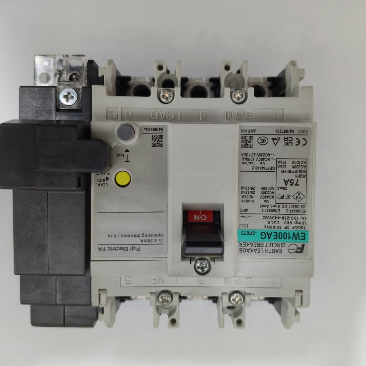 EW50EAG FA富士漏电EW32EAG  FA外置脱扣器 EW63EAG EW100EAG FA