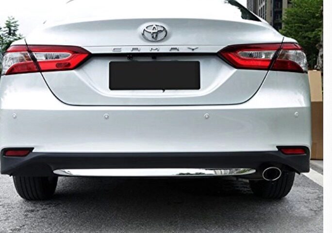 适用于18款第八代凯美瑞后杠饰条  8代凯美瑞后保险杠专用改装