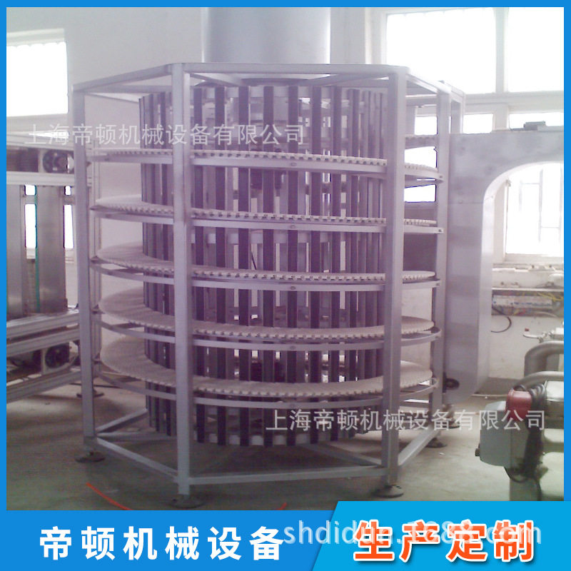 供应塑料网带螺旋提升输送机维护简单安全可靠