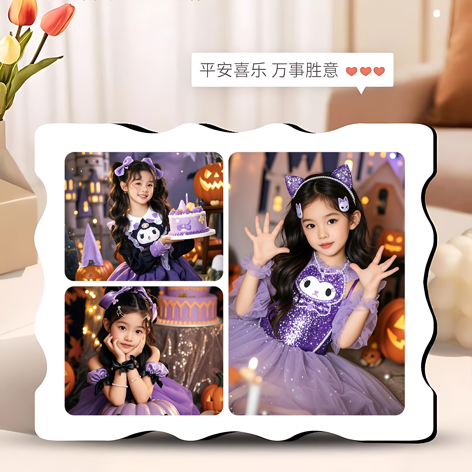 框摆台定制宝宝儿童婚纱照