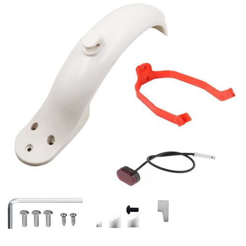 小米电动滑板车挡泥板1s后轮挡水板原装加固支架pro配件m365硅胶