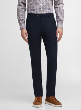 德国MEYER迈雅 男士休闲裤秋冬季纯棉直筒男裤平斜纹28280_Z-COMO