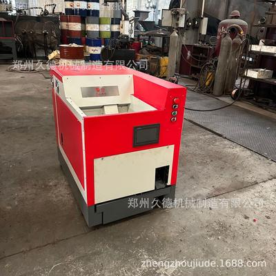 铝铁销碎屑饼机 小型废料屑刨花压饼机 JD-222卧式屑动全自切屑压