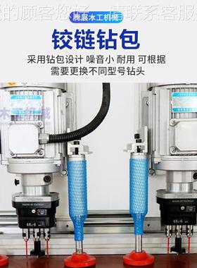 工双头铰链合页孔钻链孔木机板式家具垂直钻衣柜门铰机TZ-04340厂