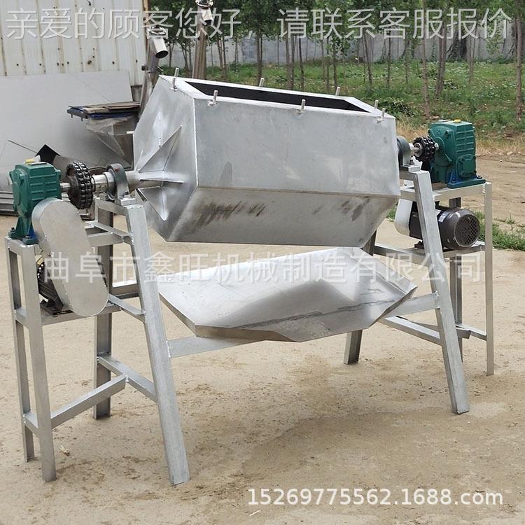 干料研磨除锈机方管铁件镀锌件六角滚筒抛光机石头棱角磨光机