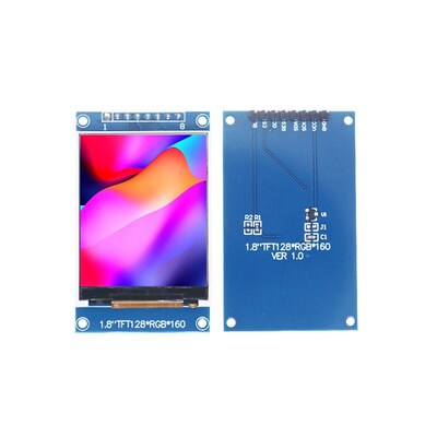 热销1.8寸TFT显示屏 128x160分辨率 串口SPI宽视角彩屏 ST7735S 8