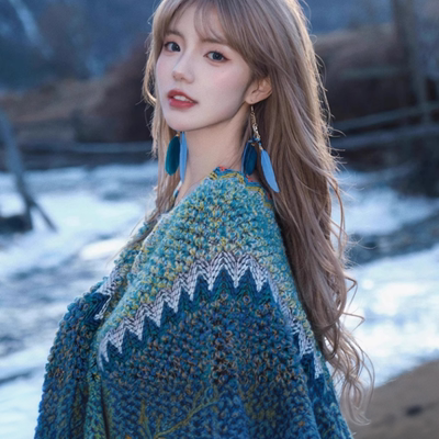 丽江民族风披肩女2025新款