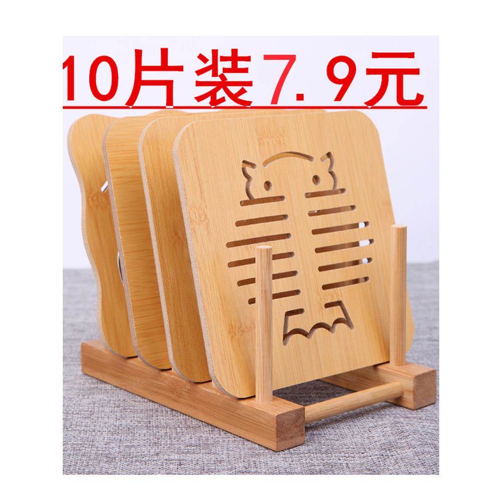 菜垫砂锅垫碗锅垫盘子竹垫家用防热耐热碗垫隔热垫餐桌垫防烫