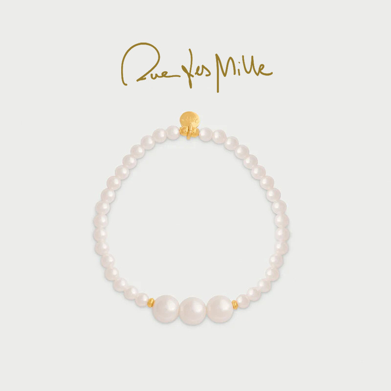 RuedesMille 珍珠手链手串女优雅轻奢手镯手饰生日礼物BR019M3AU
