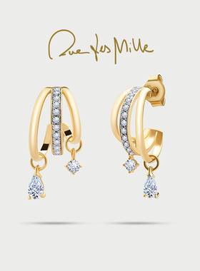 博主同款 RuedesMille烟花耳钉耳环女小众高级感耳饰女神节礼物