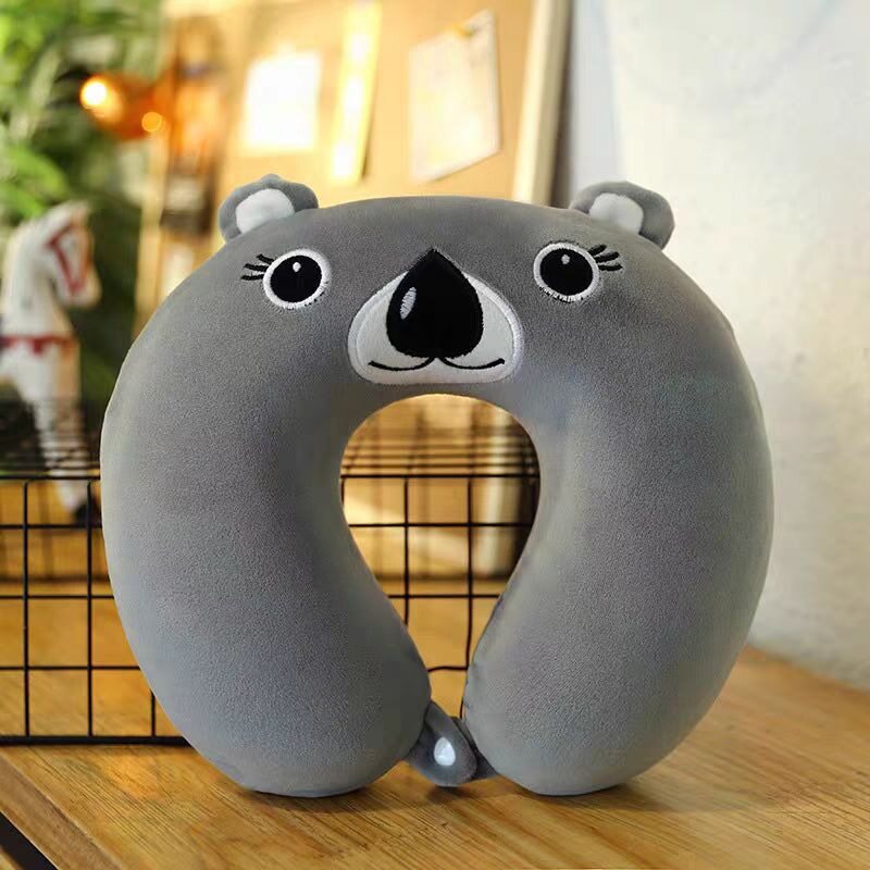 可爱卡通记忆棉U型枕便携