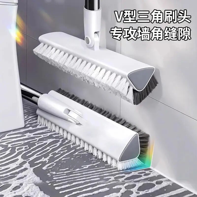 卫生间长柄强力硬毛缝隙刷