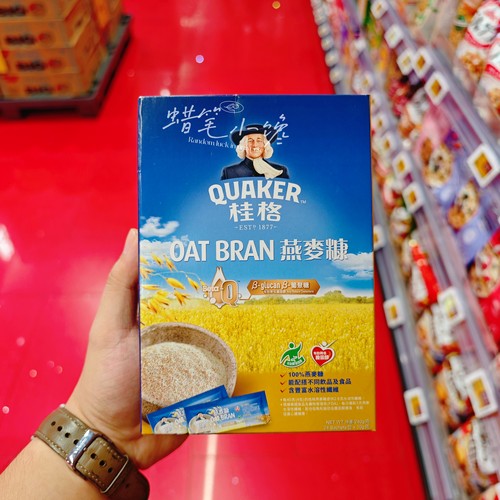 桂格燕麦糠高纤早餐代餐麦片