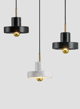 新款上市北欧轻大理石吊灯圆形白色绿色卧室餐桌酒吧灯具货源充足