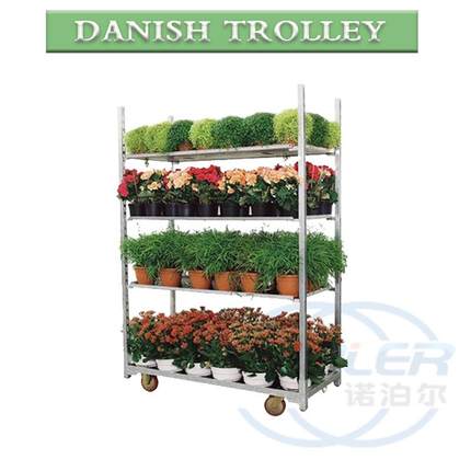 1350mm标准集装箱温室大棚滚动式花卉台车育苗车催芽车花架车