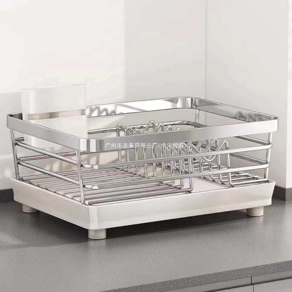 碗架碗碟收纳架沥水篮304不锈钢置物架放碗沥水碗架厨房德国新款