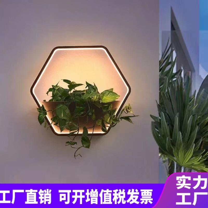 现代简约太阳能别墅庭院外墙壁灯酒店led装饰灯户外防水壁灯