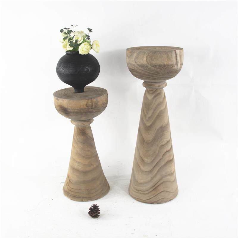 厂家销售手工制作木质休闲凳花架花置物架田园风格装饰摆件