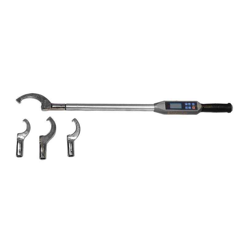 工业级数字扭力扳手0-200N.m电子高清力矩扳手勾型头数字扭矩计