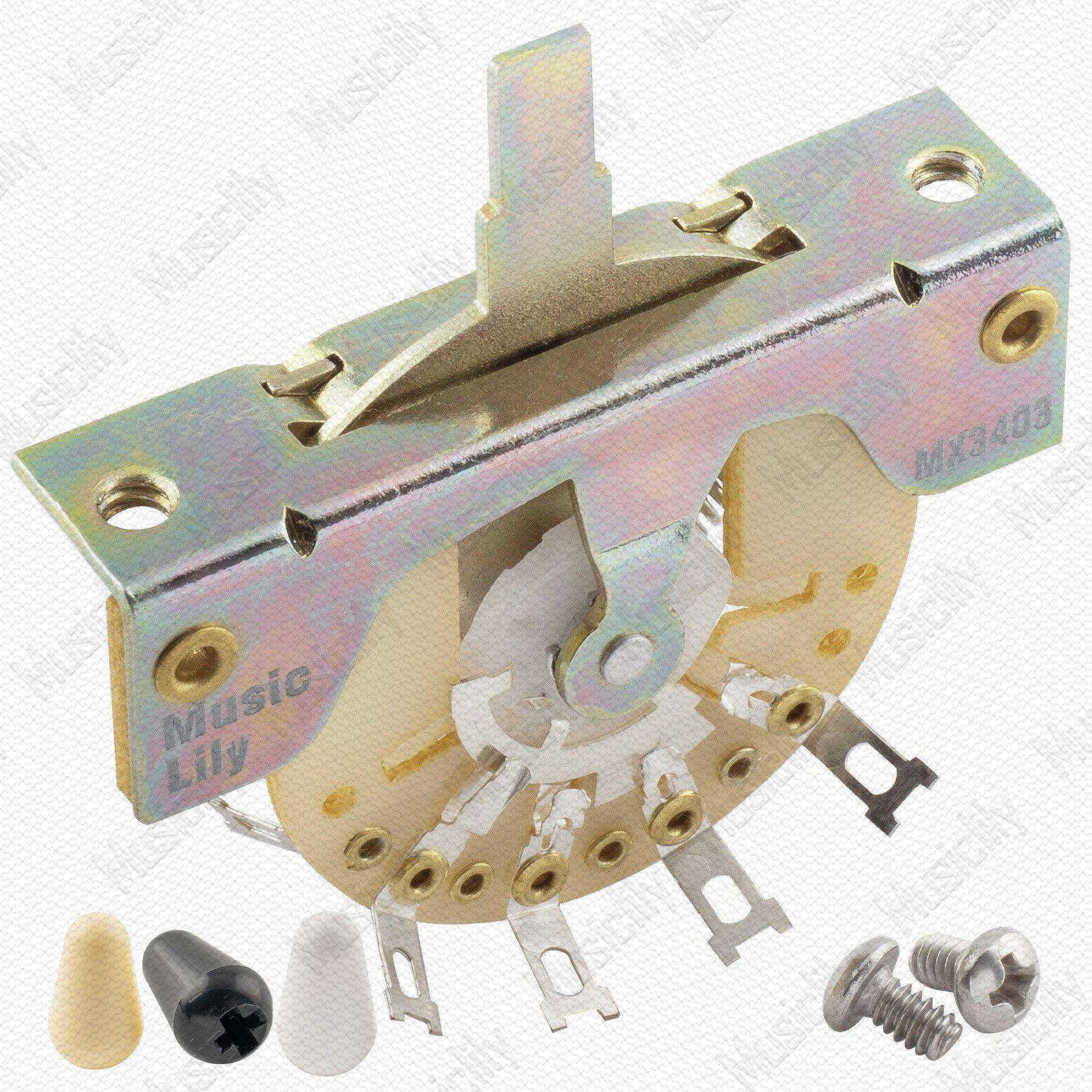 Musiclily电吉他芬达款式档位器拾音器开关船型5档ST 3档TELE