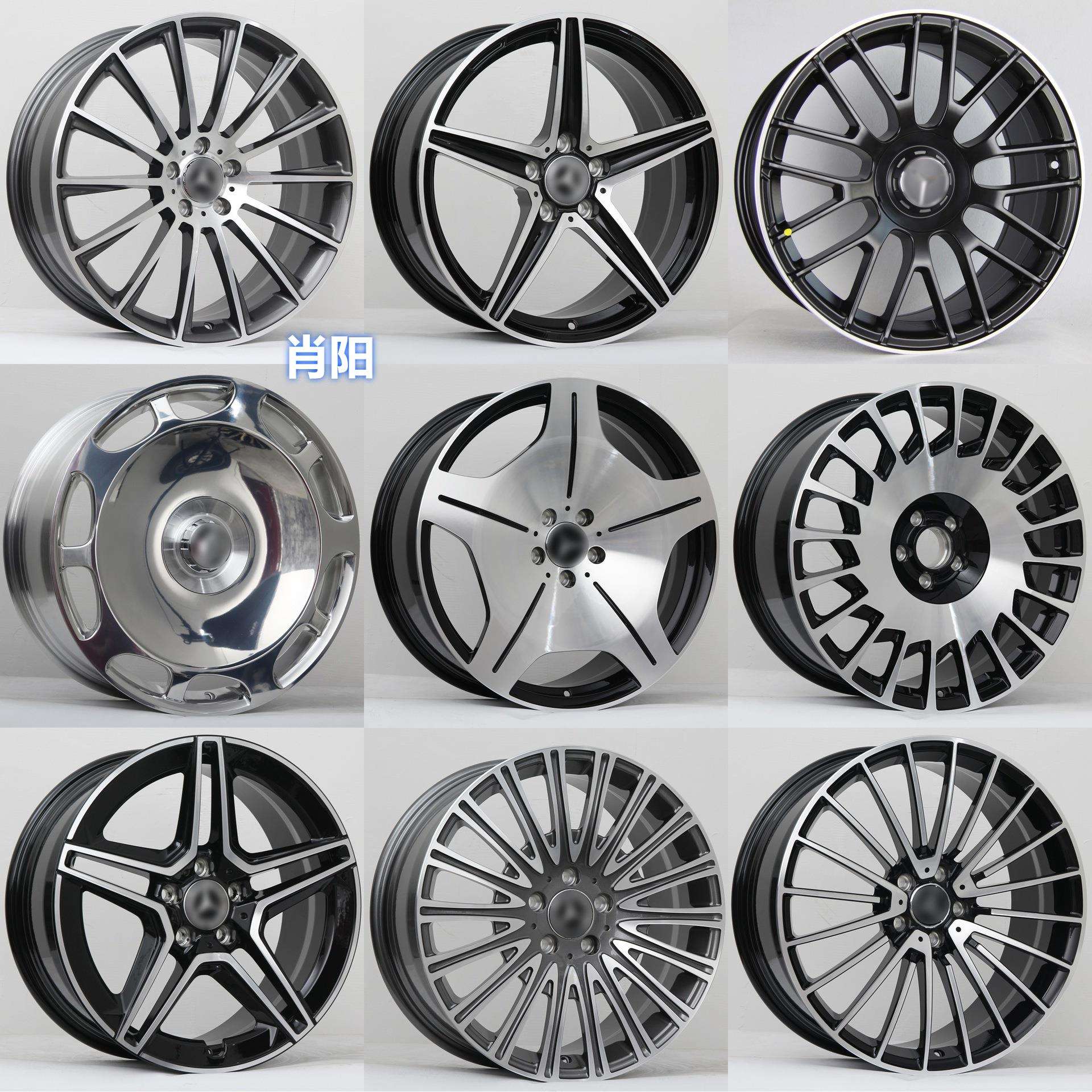 17 18 19寸奔·驰旋压改装轮毂钢圈c级C200/GLC/E300/E级/S/GLB