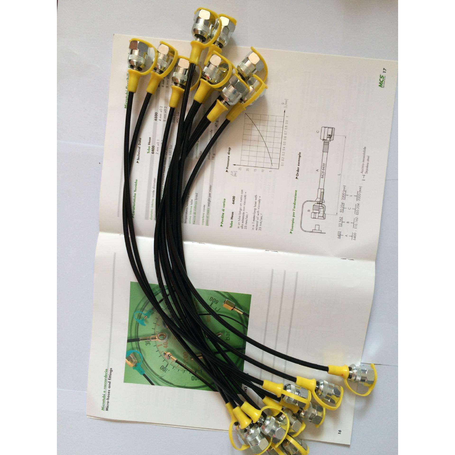 DN2进口MCS表线测压软管测压管总成630bar HFH2-H2-2-P-1000 M16