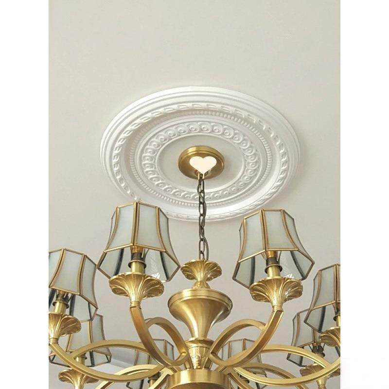 水晶灯led灯盘pu灯盘吊顶灯罩天花板孔装饰圆盘雕花现货法式,鲜花速递/花卉仿真/绿植园艺,割草机/草坪机,淘宝优惠券,粉丝福利购,淘宝优惠卷