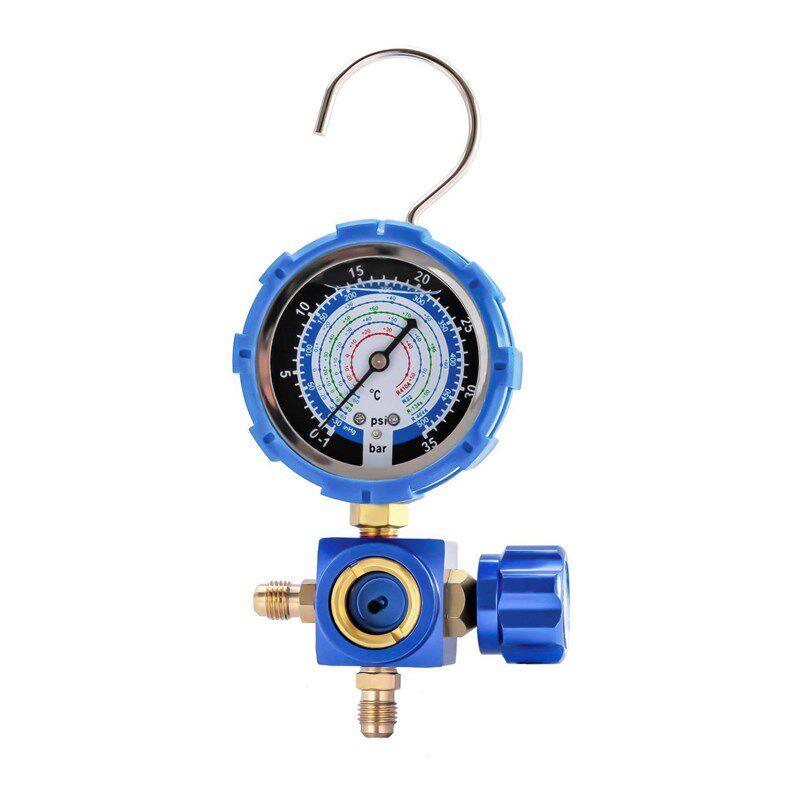 热销定频变频空调r22/134a/r410/32加氟表压力表冷媒雪种加液充氟