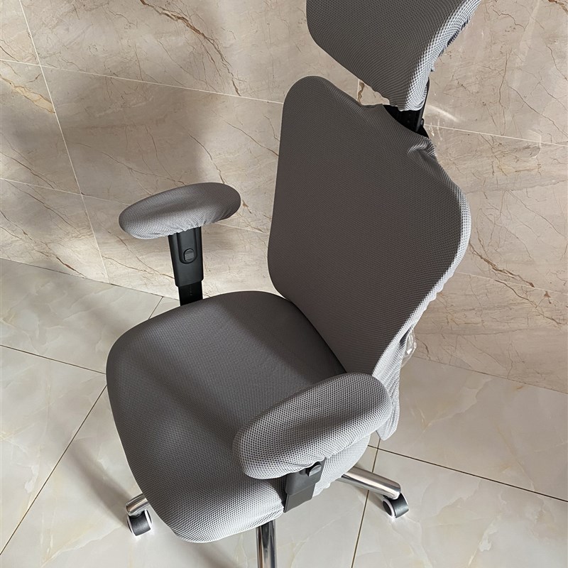 热销西昊椅套电脑椅子套罩通用Vm1857歌德利枕头黑白调P3人体工学