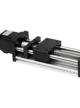 热销双光轴滚珠d丝杆滑台精密模组含42/57步进马达直线导轨工作台