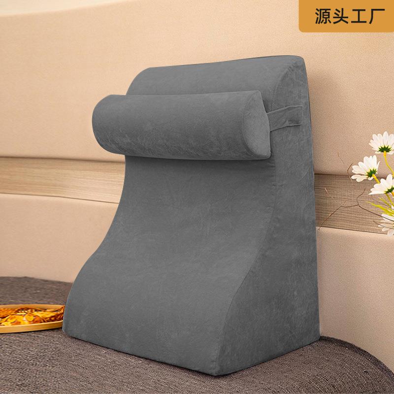 床上靠垫亚马逊三角靠枕床头大靠背腰靠垫记忆棉靠背头枕