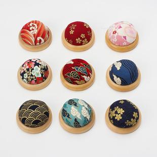 缝纫布艺手工DIY收纳针工具 新款 木底针插包针扎针垫插针包针插