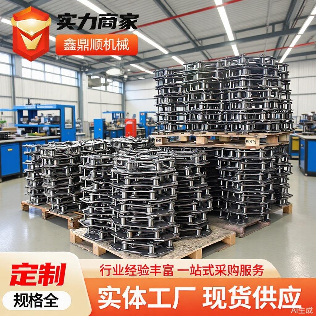 厂家板式链条 高承载大节距输送链 板式输送链条小节距传动链