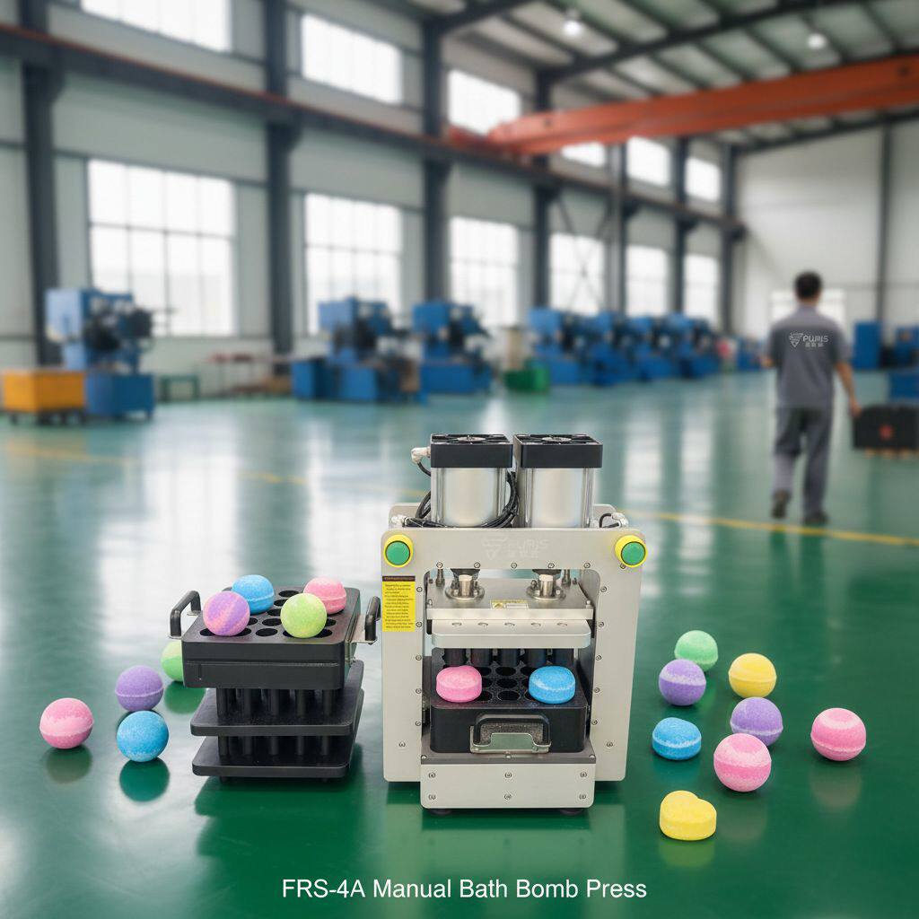 双色全自动浴盐球压球机泡澡泡泡澡浴球机 bath bomb machine