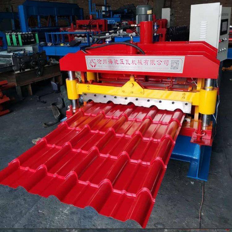 海驰机械现货销售 800防树脂竹节琉璃瓦 单层压瓦机 厦门压瓦机,机械设备,其他机械设备,淘宝优惠券,粉丝福利购,淘宝优惠卷