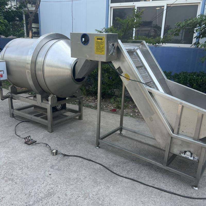 薯片薯条滚筒调味机酱菜滚筒拌料机不锈钢食品搅拌机,清洗/食品/商业设备,休闲食品加工设备,淘宝优惠券,粉丝福利购,淘宝优惠卷