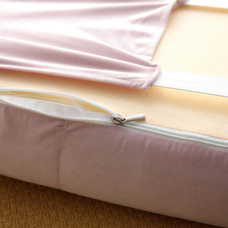 5ZW床头靠垫大靠背双人欧式卧室贴墙自粘硬海绵防撞头可固定绑带