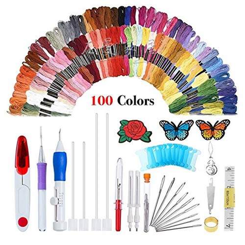 刺绣针套装俄罗斯戳戳乐刺绣针刺绣工具DIY戳针套装戳戳绣套