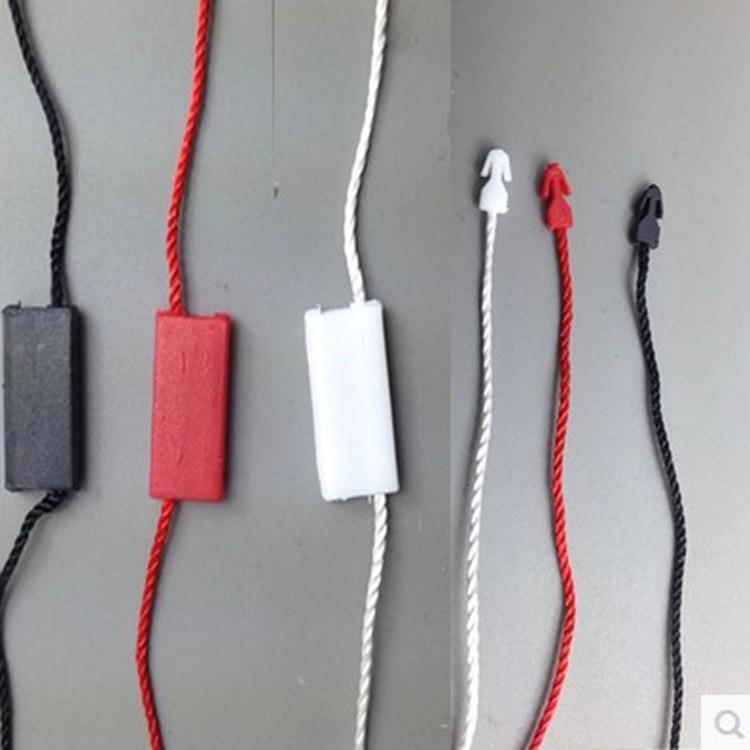 现货1000条空白双插吊粒服装吊牌绳27厘米箱包吊线吊牌线商标