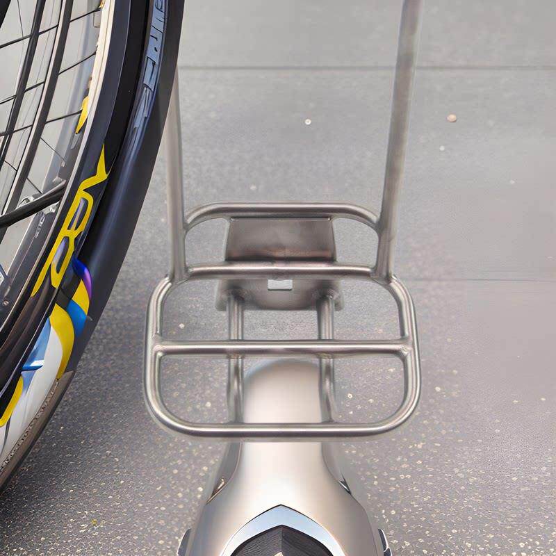 适用于Brompton折叠自行车 小布ti钛合金前货架易行轮轻便