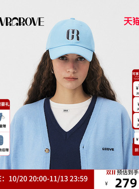 GRVR GROVE官方旗舰店PS春季logo棒球帽鸭舌帽韩系休闲 GS5HT50J