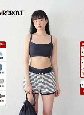 GROVE官方旗舰店2025BS系列夏季新款女士短款吊带背心BM5SL02M