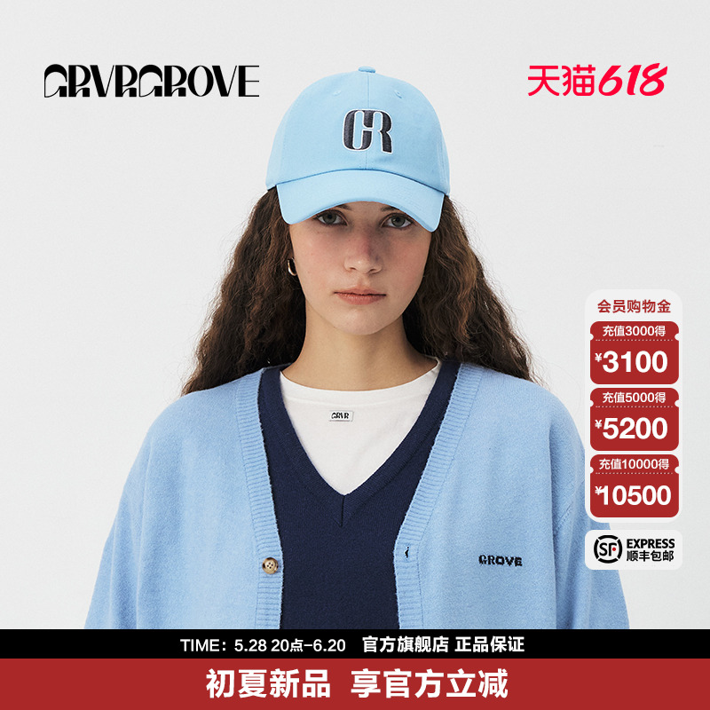 【现货】GROVE 明星同款 25PS 春季新款 LOGO棒球帽